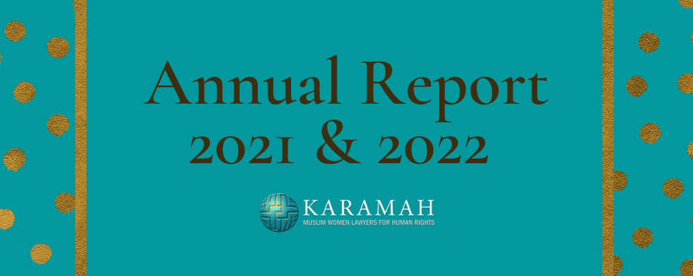 2021-2022 Karamah Annual Report